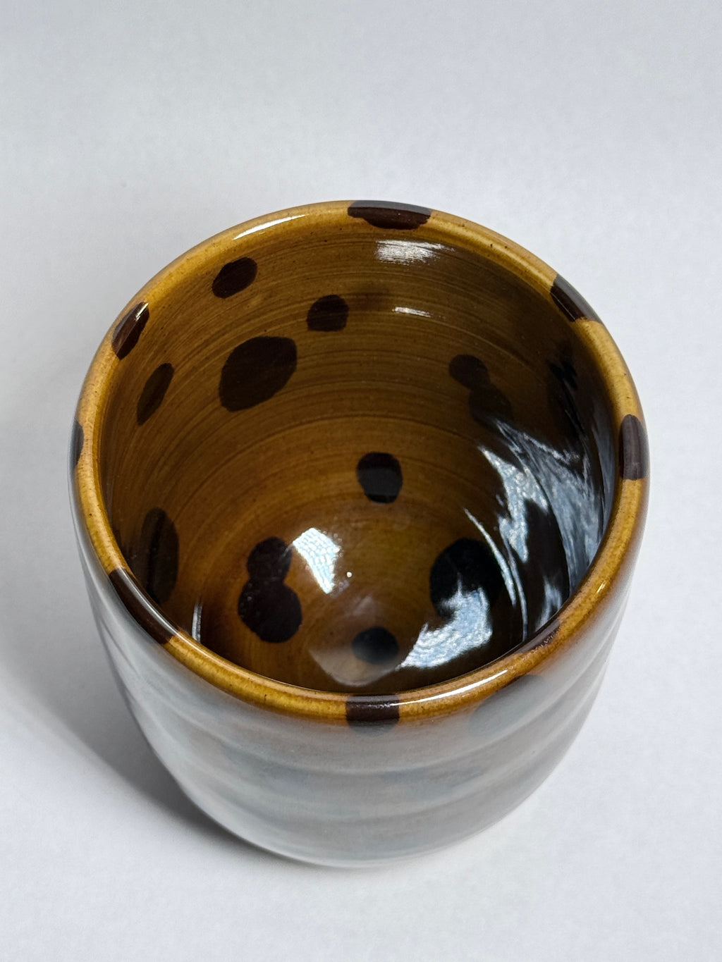 Tortoise Shell Handleless Mug