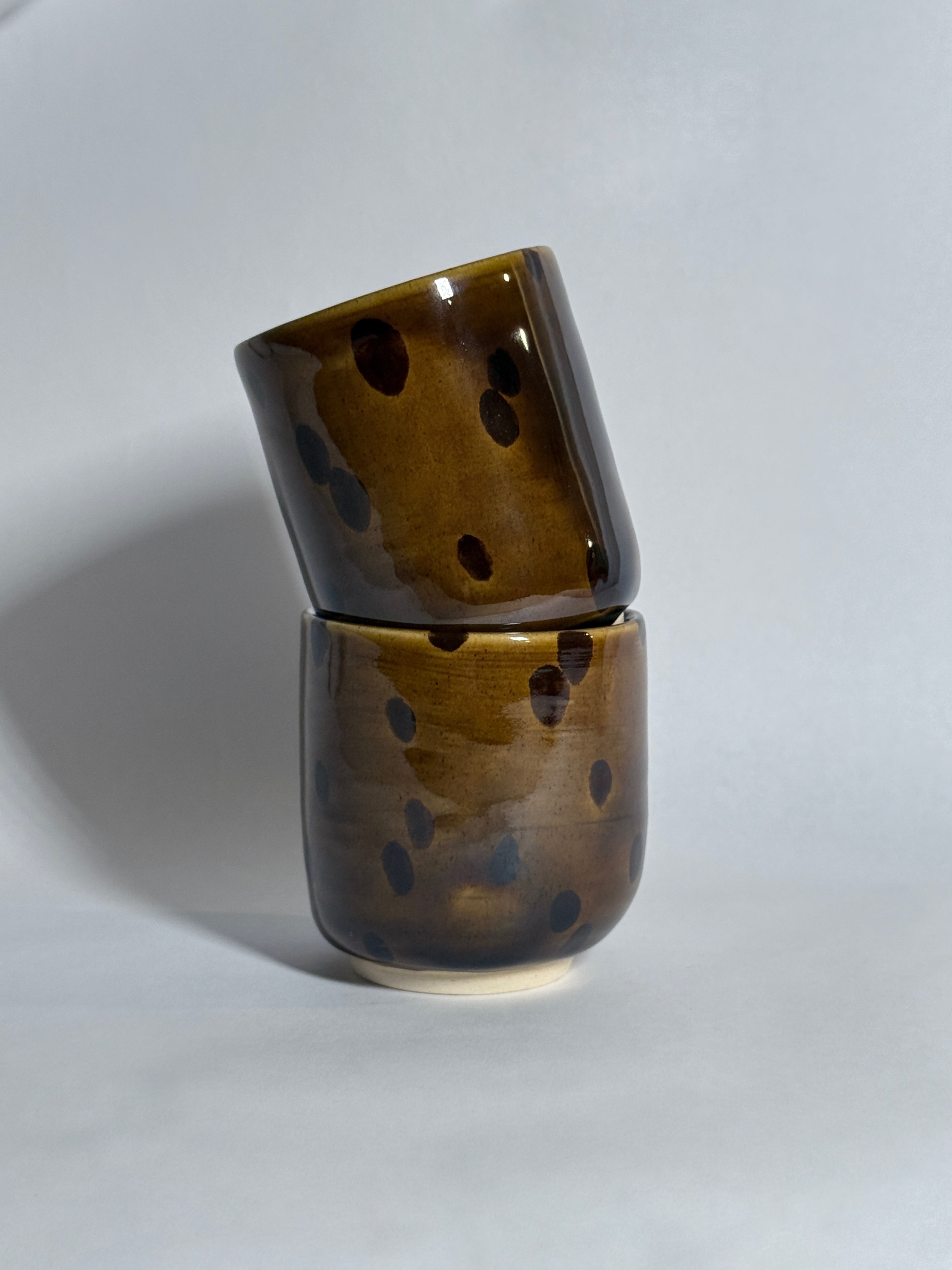 Tortoise Mini Cup Set of 2