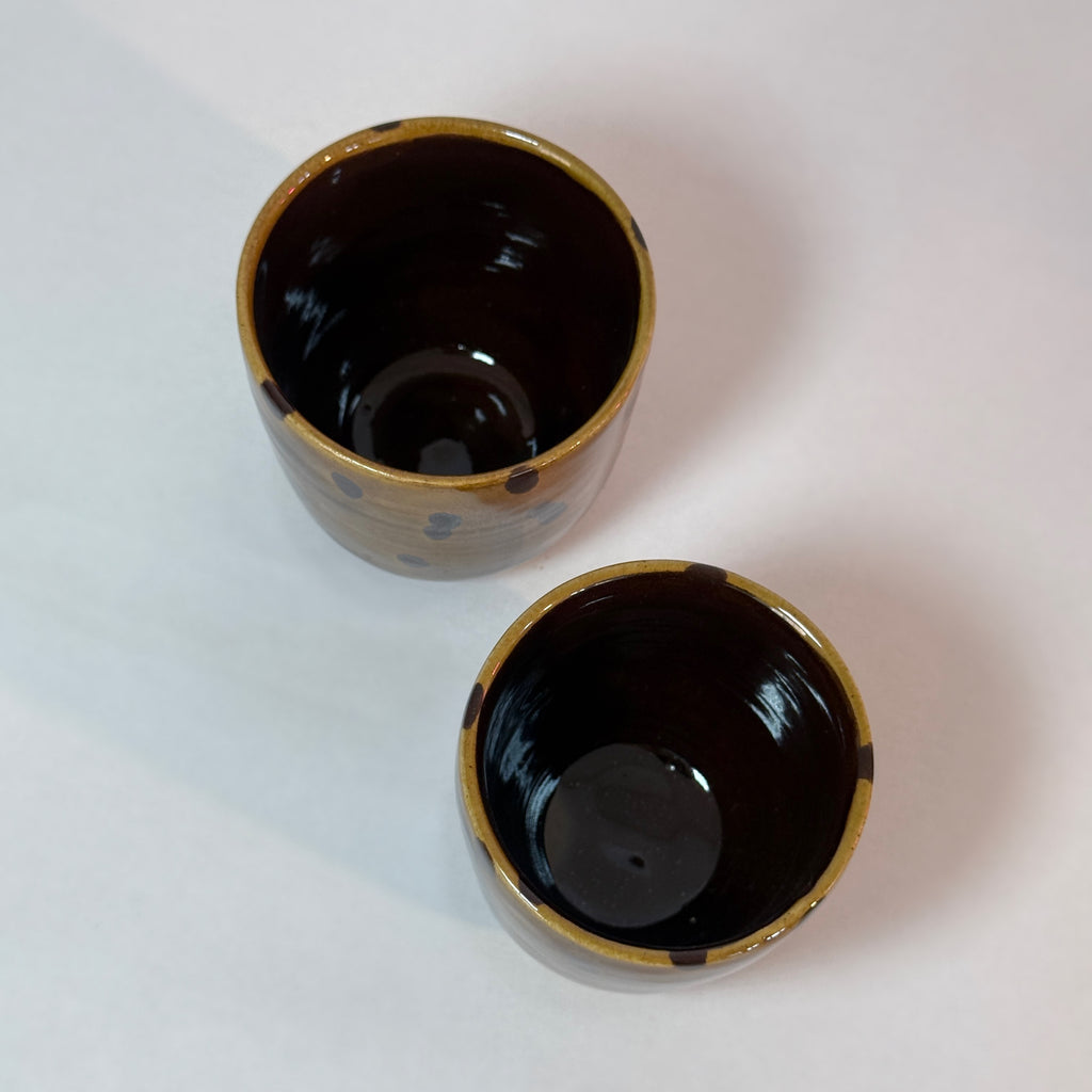 Tortoise Shell Espresso Cups Set